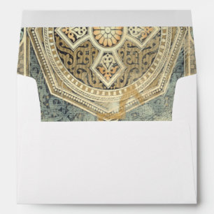 Enveloppes Tapisserie ornementale avec le dessin géométrique