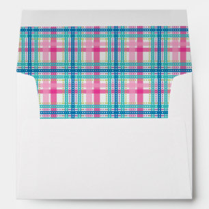 Enveloppes Tartan, motif plaid