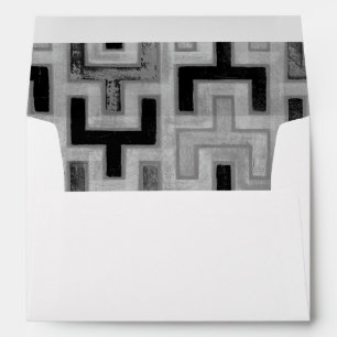 Enveloppes Textile de boue africain avec Motifs géométriques