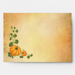 Enveloppes Thanksgiving, récolte d'automne, citrouilles A7