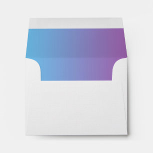Enveloppes Toile bleue et pourpre d'Ombre A2