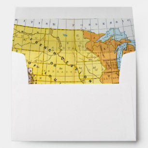 ENVELOPPES U.S. CARTE, 1776-1884