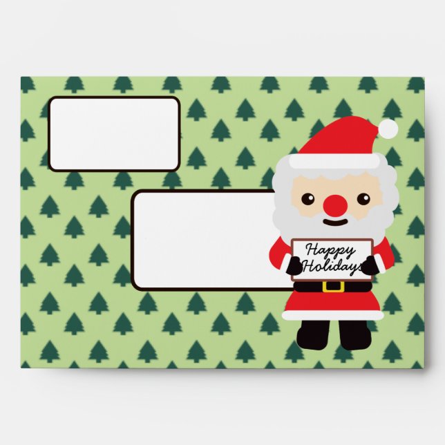 Enveloppes Un message de Père Noël (Devant)