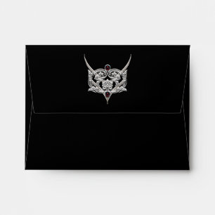 Enveloppes Vampire Goth Faux Mariage bijoux en cuir