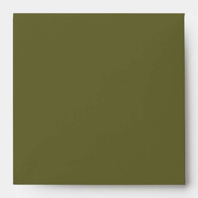 Enveloppes Vert olive et Turquoise (Devant)