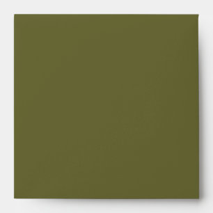 Enveloppes Vert olive et Turquoise