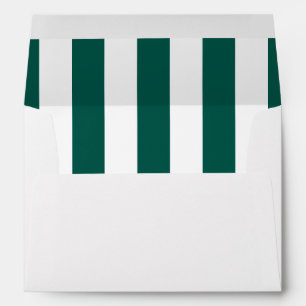 Enveloppes Vert pâle Grilles verticales blanches