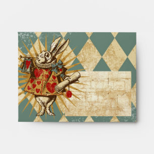 Enveloppes vintages Alice White Rabbit A2
