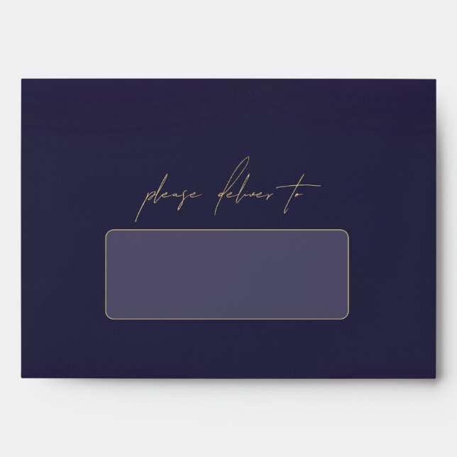 Enveloppes violettes foncées A7 pour cartes 5x7 (Devant)