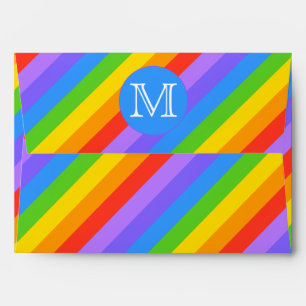 Enveloppes Votre Lettre, Le Monogramme De L'Arc En Ciel.