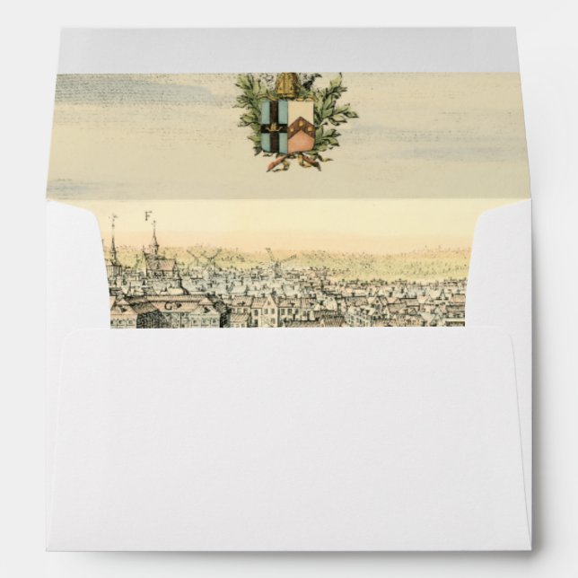 Enveloppes Vue aérienne du jardin formel par Eric Dahlbergh (Dos (Bas))