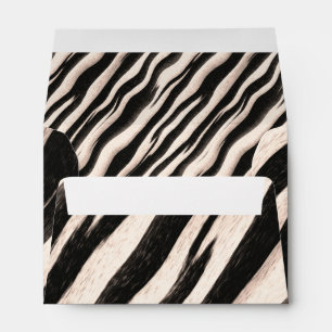 Enveloppes Zebra raye une texture transparente + vos idées
