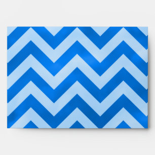 Enveloppes Zigzag Bleu