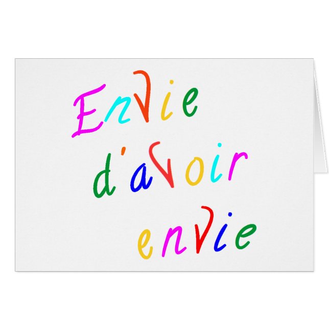 envie d'avoir envie (Front Horizontal)