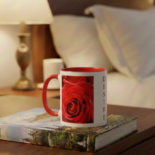 Envie de Roses Rouges Tasse Bicolore 330ml Rouge