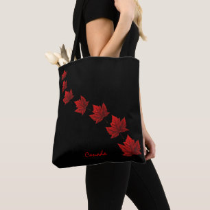 Enviro-Friendly Canada Tote Bag Retro Maple Leaf