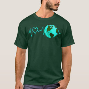 Environmental Activist Heart Recycling Climate Cha T-Shirt