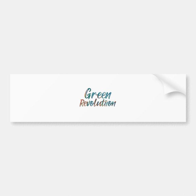 Environmental Awareness Bumper Sticker (Front)