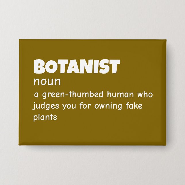 Environmental Botanist Definition (Front)