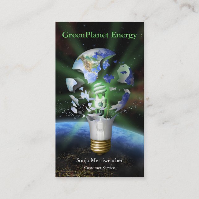 Environmental Business Card (Front)