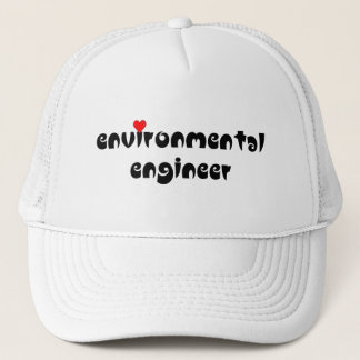 Environmental Engineer Heart Trucker Hat