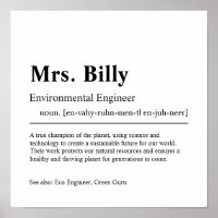 Environmental Engineer Personalized Gift