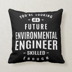 Environmental Engineer Throw Pillow
