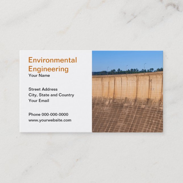 Environmental Engineering Business Card (Front)