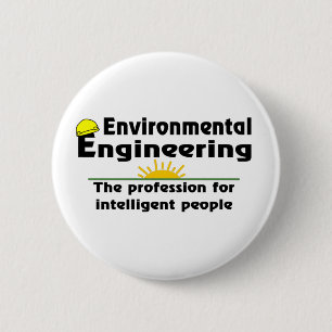 Environmental Engineering Genius 2 Inch Round Button