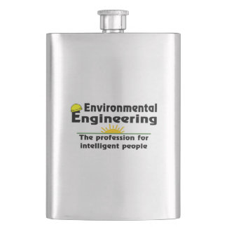 Environmental Engineering Genius Hip Flask
