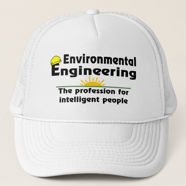Environmental Engineering Genius Trucker Hat (Front)