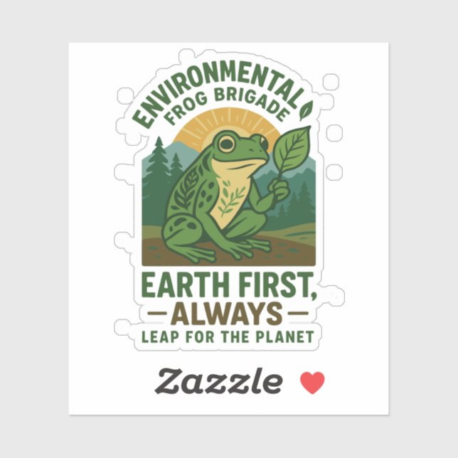 Environmental Frog Brigade – Earth First, Always (Sheet)