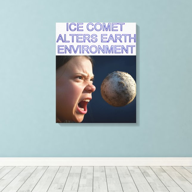 Environmental Impact canvas print (Insitu(Wood Floor))