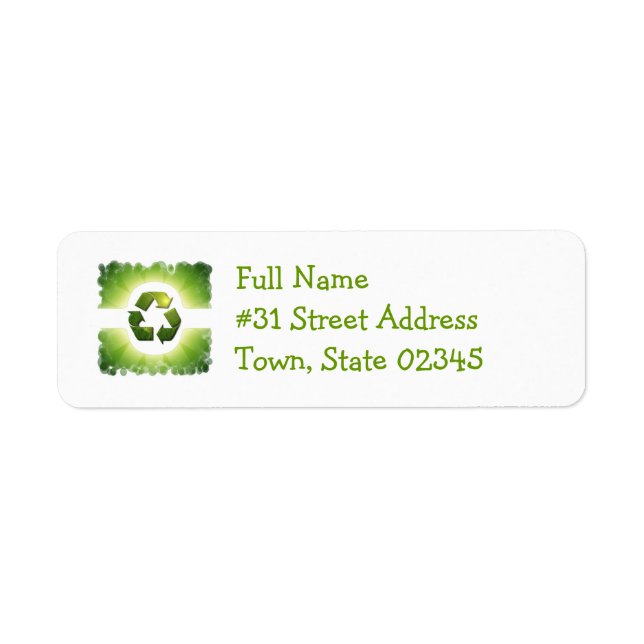 Environmental Issues Return Address Label (Front)