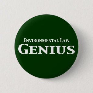 Environmental Law Genius Gifts 2 Inch Round Button