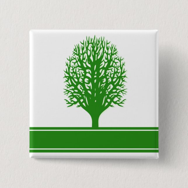 Environmental Problems Square Pin (Front)