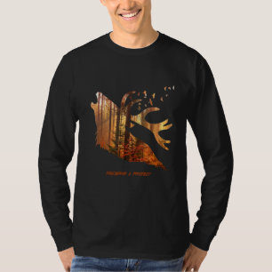 Environmental protection and conservation deer for T-Shirt