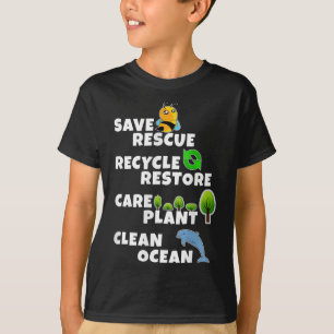 Environmental Protection, Climate, Nature, Recycli T-Shirt