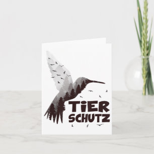 Environmental Protection Climate Protection Animal Card