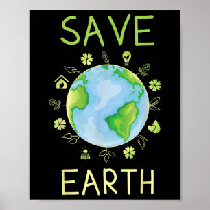 Environmental Protection Climate Protection Animal Poster