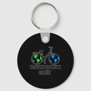 Environmental Protection Device, Funny Bicycle Gif Keychain