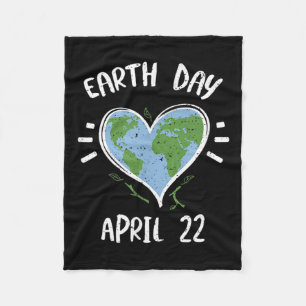 Environmental Protection_ Earth Day April 22 - Ear Fleece Blanket
