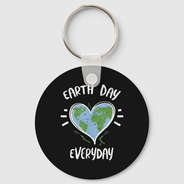 Environmental Protection_ Earth Day Everyday - Ear Keychain (Front)