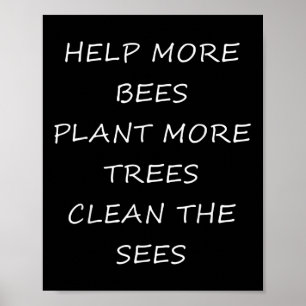 Environmental Protection - Help The Environment Poster