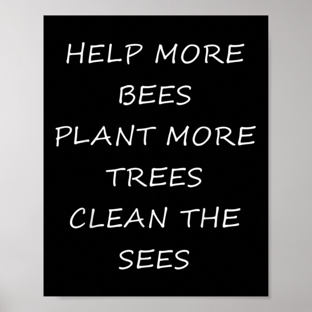 Environmental Protection - Help The Environment  Poster (Front)