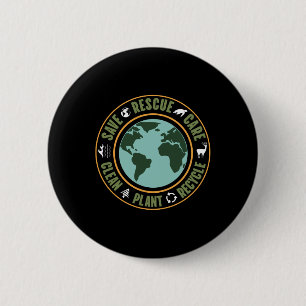 Environmental Protection, Nature Conservation, Oce 2 Inch Round Button