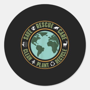 Environmental Protection, Nature Conservation, Oce Classic Round Sticker