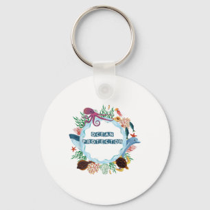 Environmental Protection Nature Conservation, Ocea Keychain