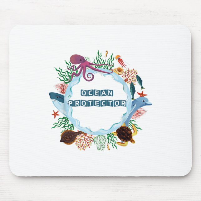 Environmental Protection Nature Conservation, Ocea Mouse Pad (Front)