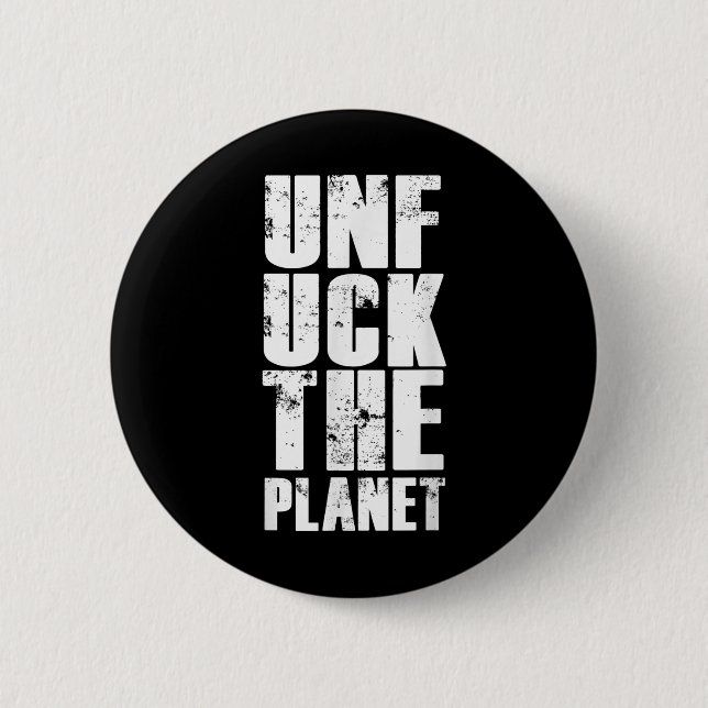 Environmental Protection Nature Planet Environment 2 Inch Round Button (Front)